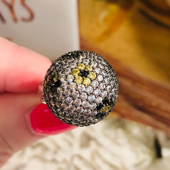 Stunning sterling Silver ring CZ SPINEL - Picture 4 of 7